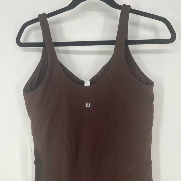 Lululemon Align Bodysuit Shorts 6" Espresso One Piece New With Tags - Picture 4 of 9